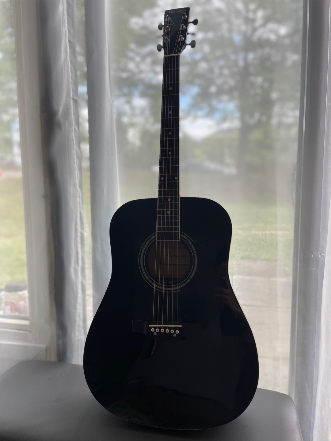 Huntington Acoustic Guitar - Black - photo 2