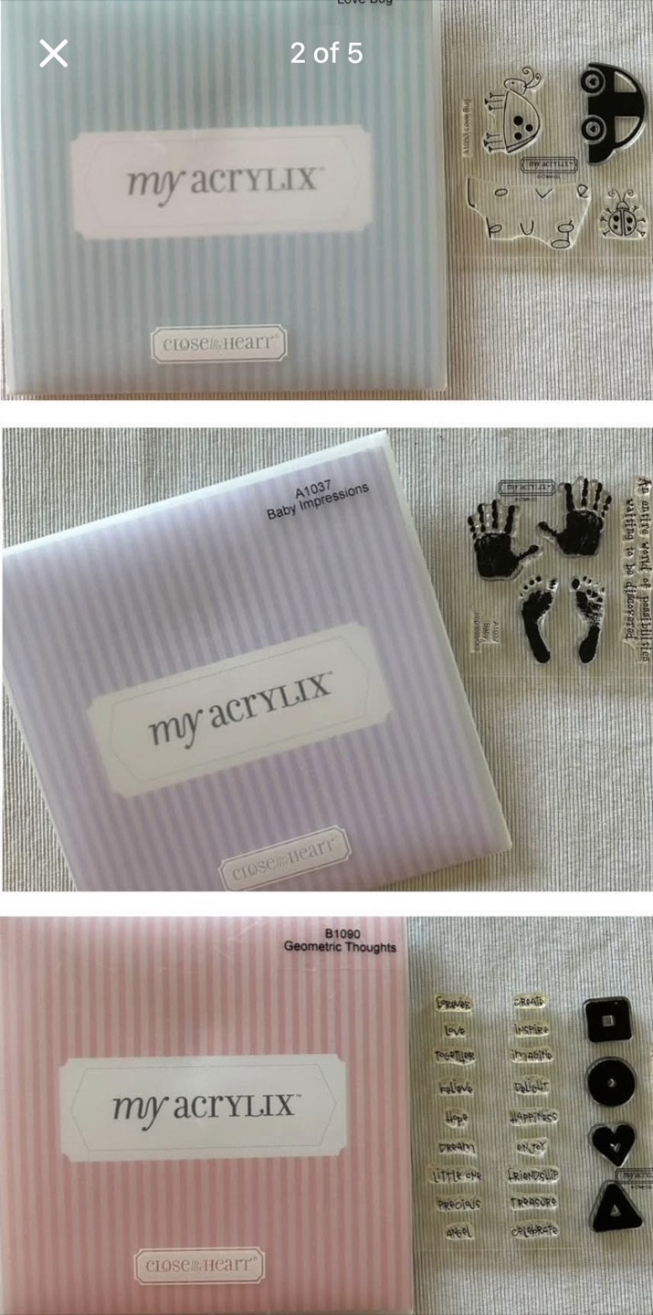 Close to my Heart acrylic stamp sets - photo 2