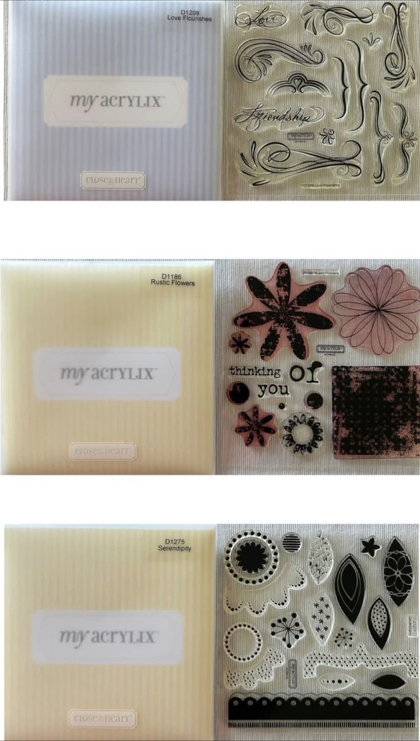 Close to my Heart acrylic stamp sets - photo 5
