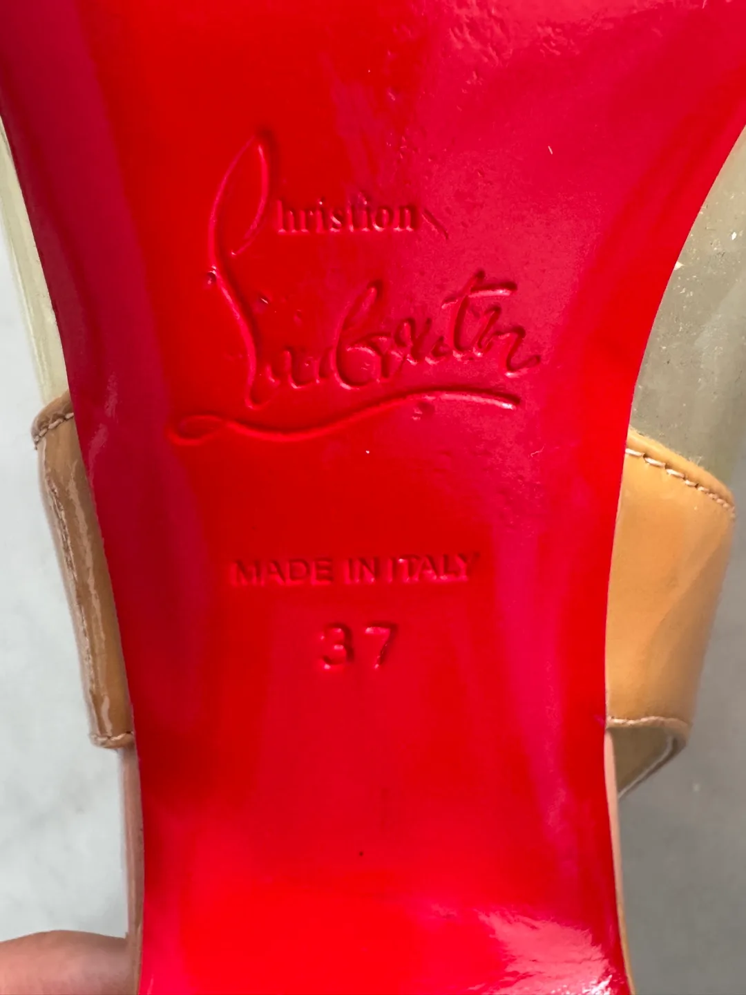 Christian Louboutin Nude Heels - Size 37 image indicator(4)