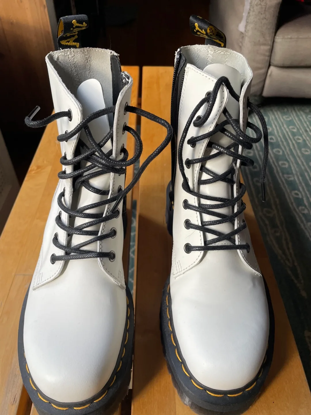 Brand new Dr. Martens Jadon Boots - White, Women's US 9