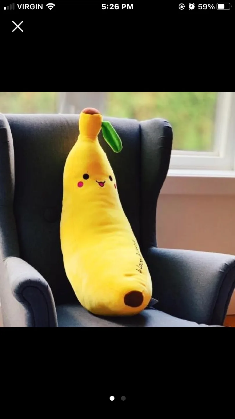 Banana Plush Pillow - "I Love Banana" thumbnail