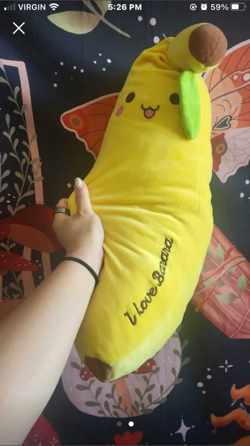 Banana Plush Pillow - "I Love Banana" image indicator(2)