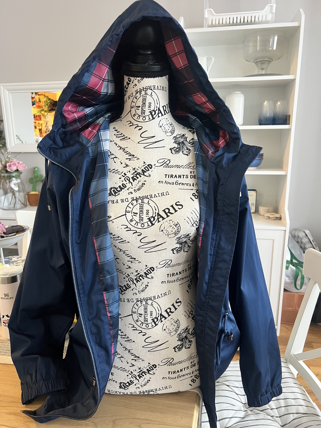 Navy Blue Rain Jacket - photo 2