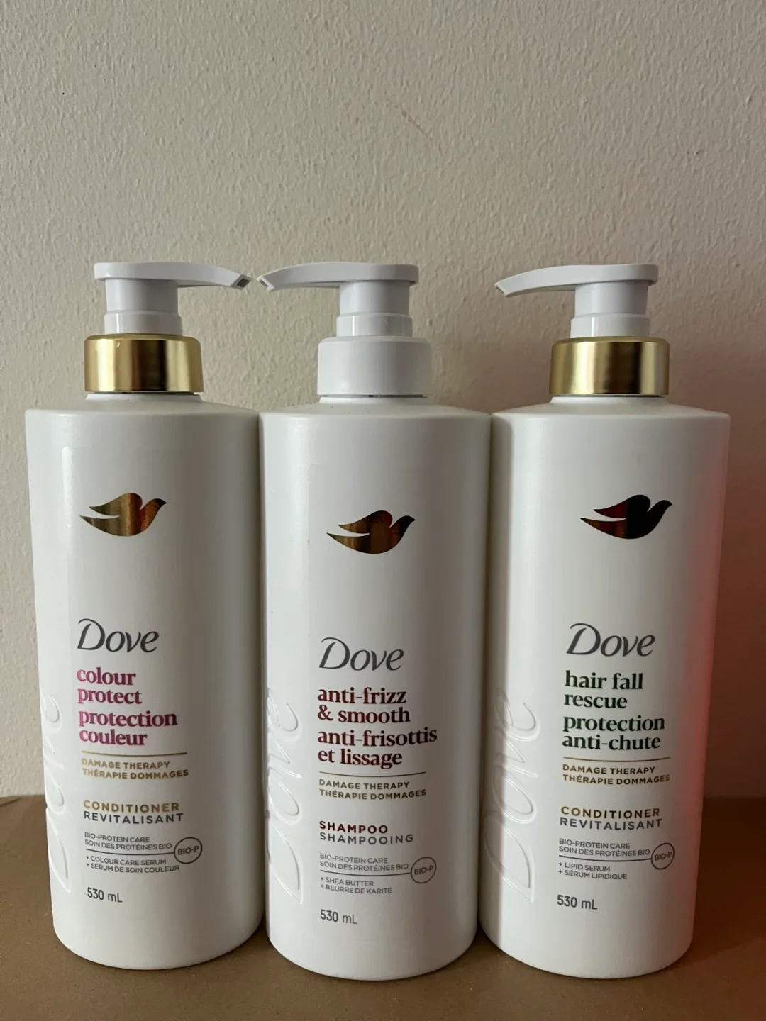 Dove haircare Shampoo products 530ml each thumbnail