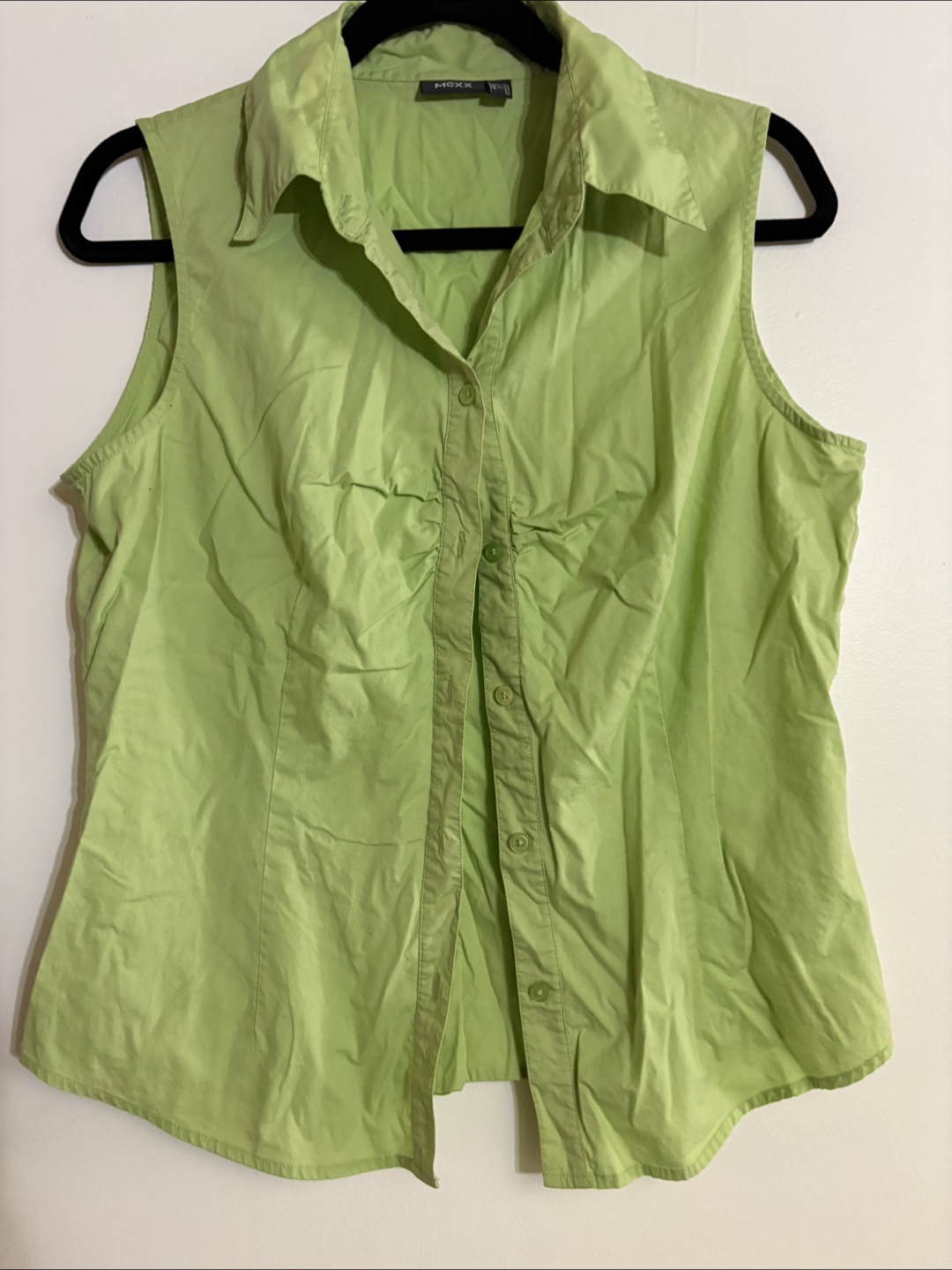 MEXX Green Sleeveless Blouse - L