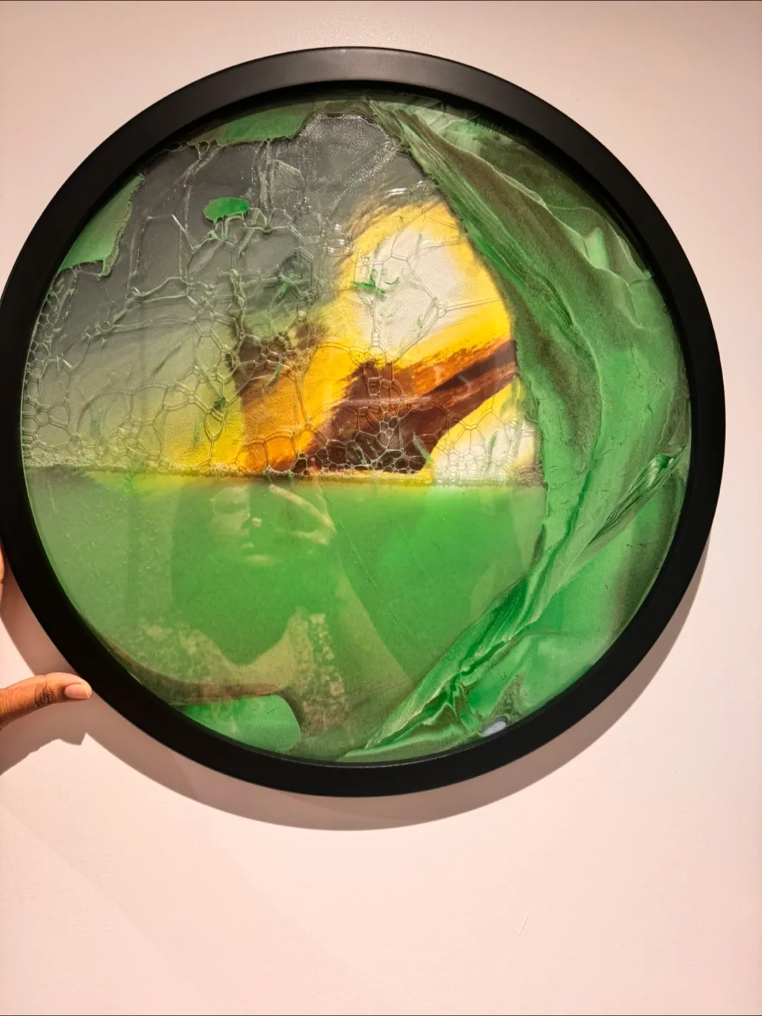 Abstract Sand Art Round Wall Decor image indicator(2)