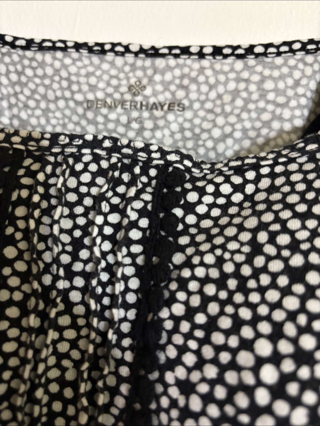 Denver Hayes L Tank Top - Black & White - photo 2