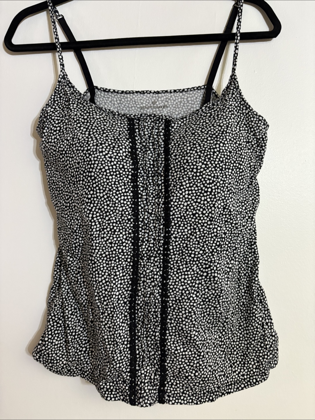 Denver Hayes L Tank Top - Black & White