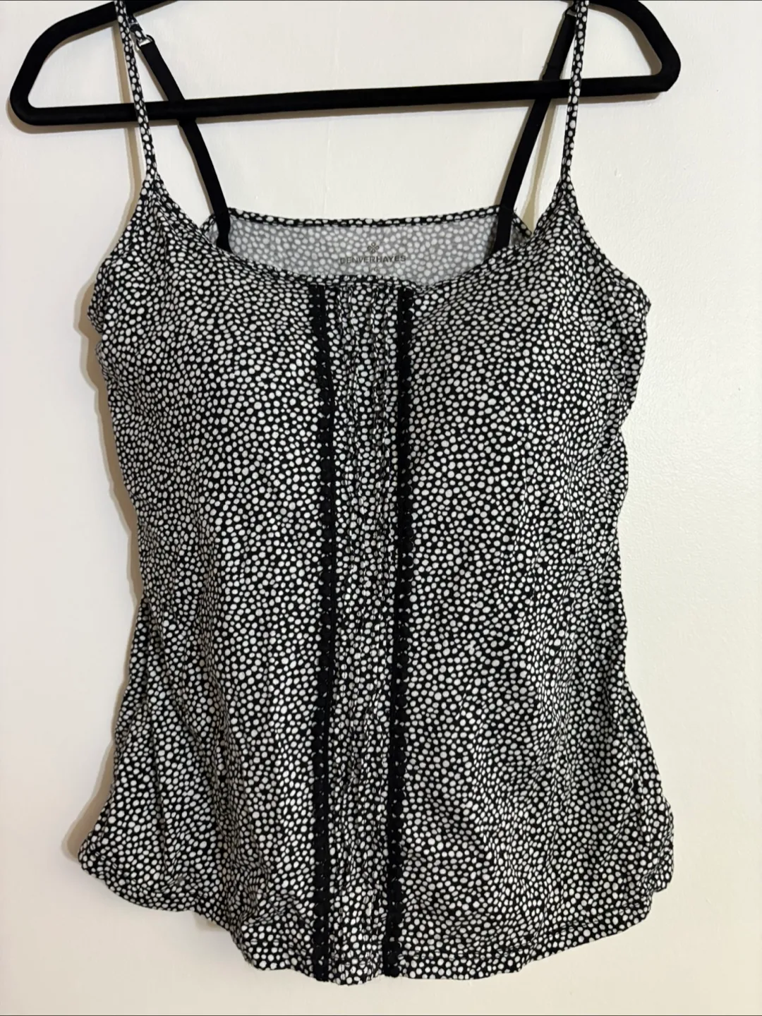Denver Hayes L Tank Top - Black & White thumbnail