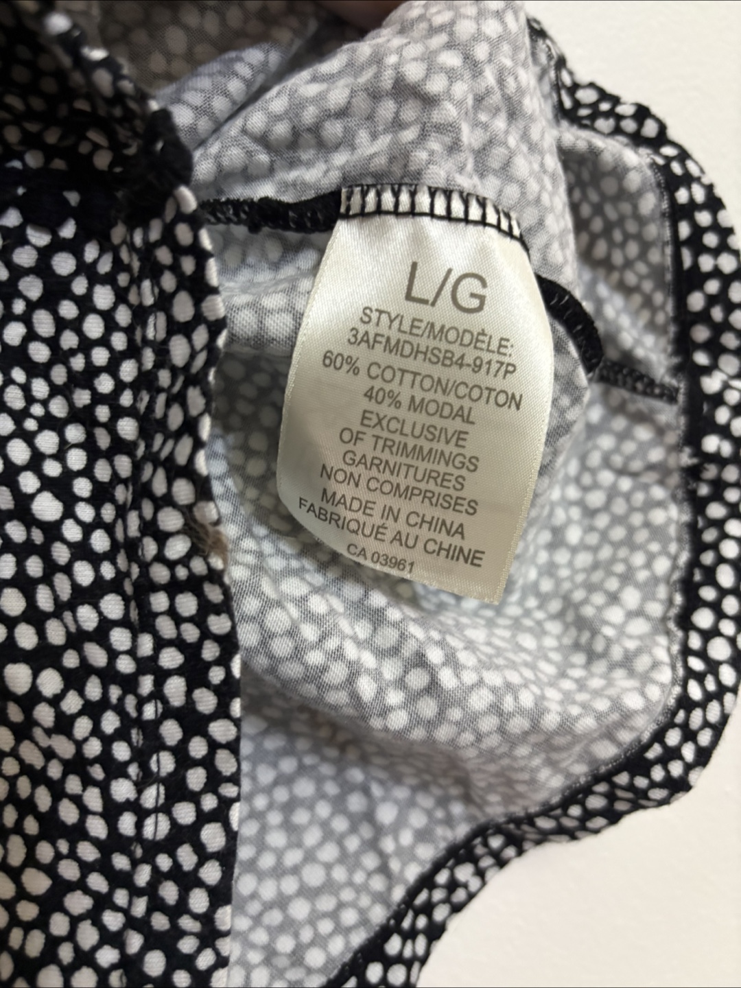 Denver Hayes L Tank Top - Black & White - photo 3