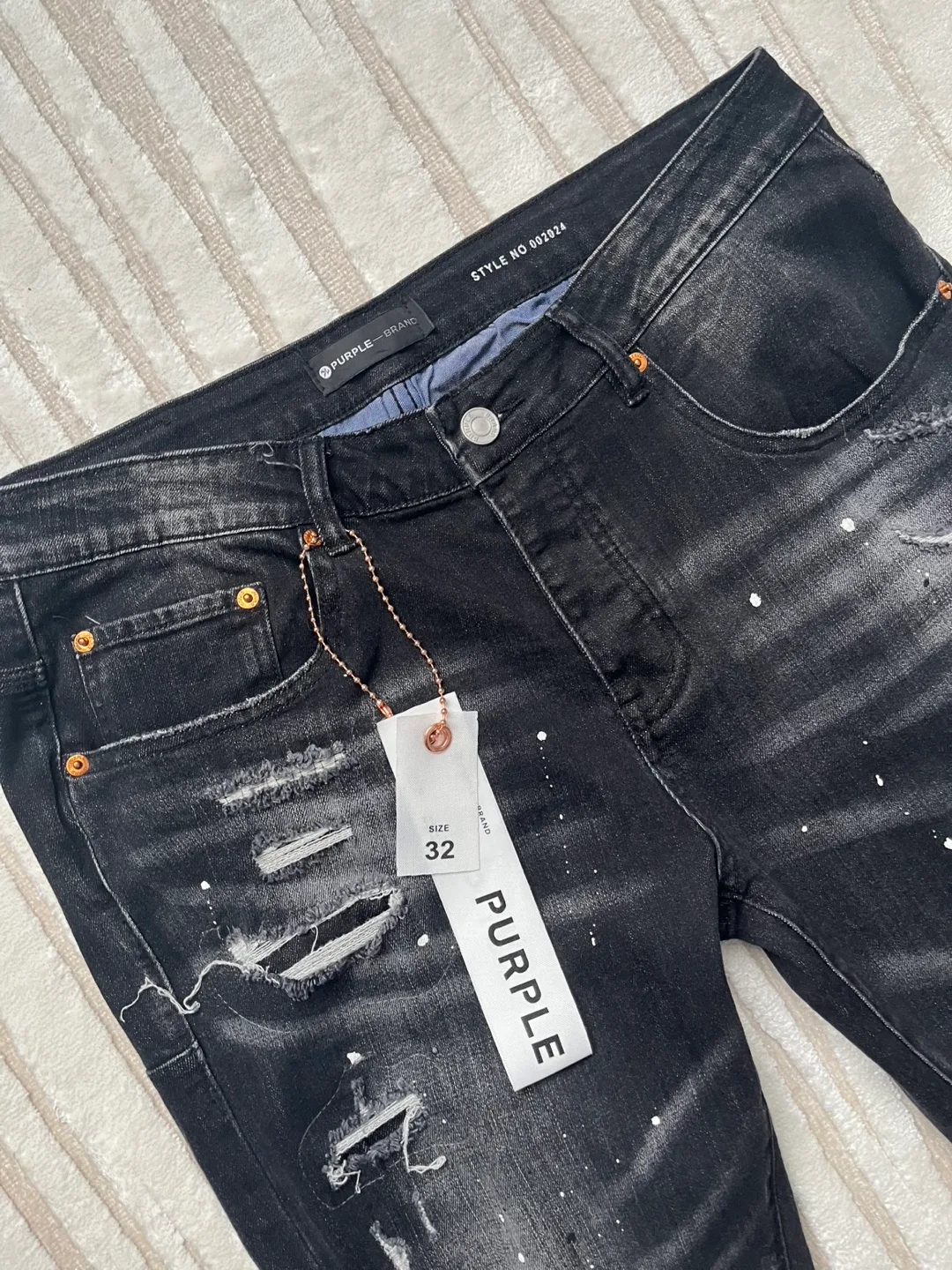 Purple Jeans, Size 32 image indicator(3)