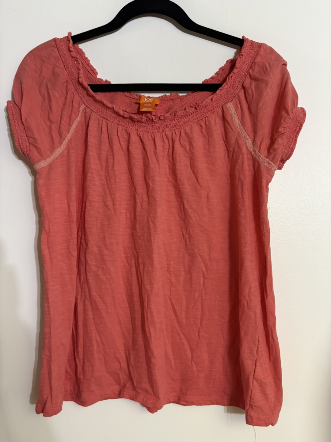 Joe Fresh Coral Blouse - Size M