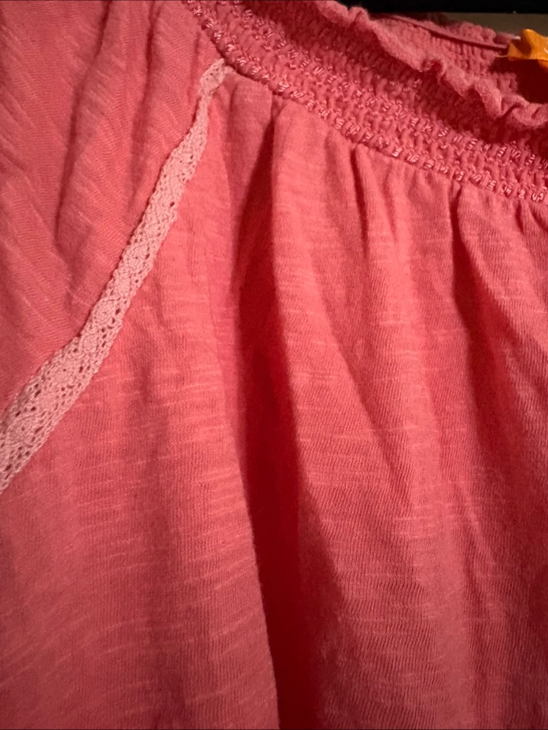 Joe Fresh Coral Blouse - Size M image indicator(4)