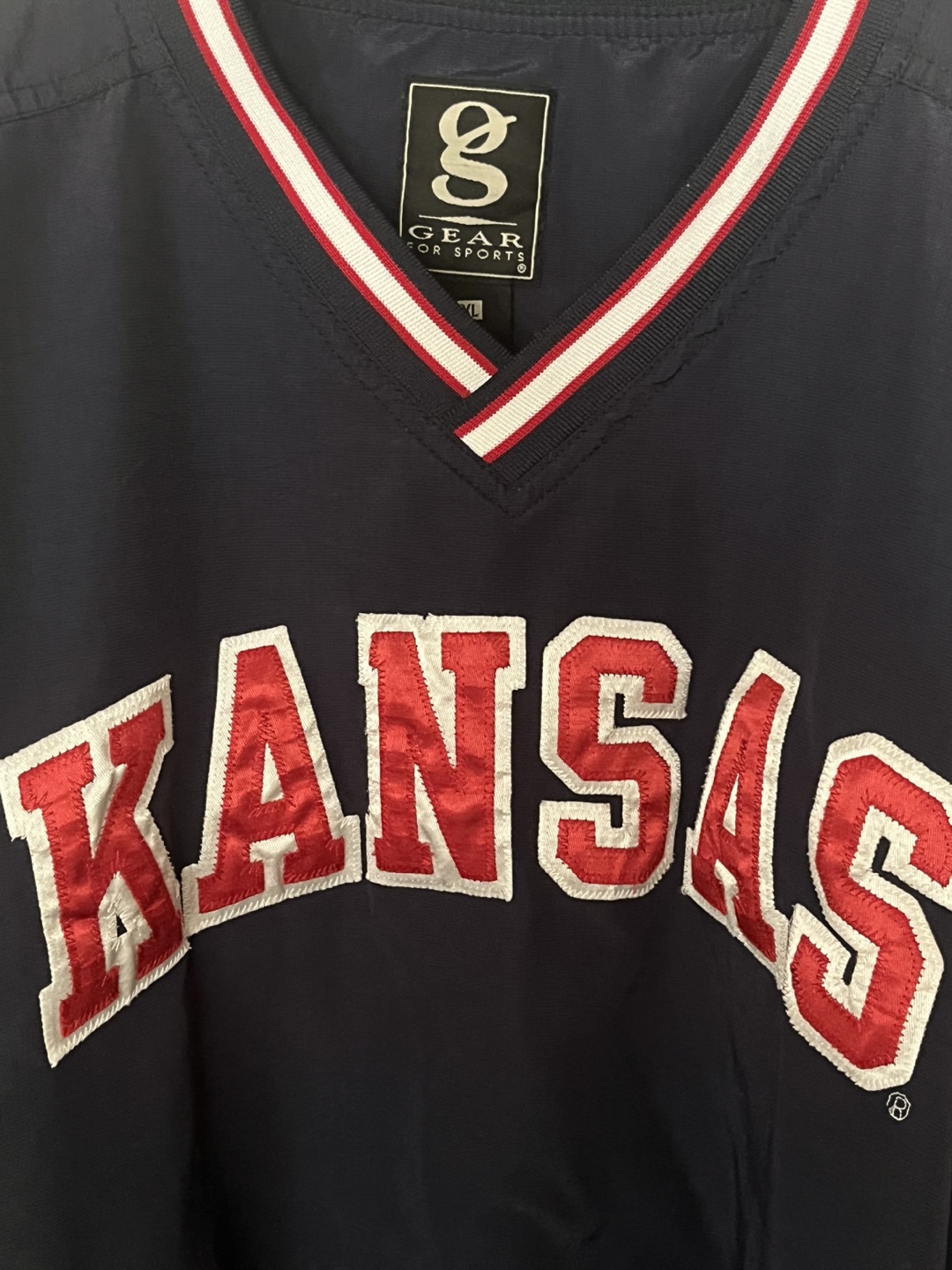 Vintage Kansas Jayhawks Pullover Jacket Men’s Size XL - photo 5