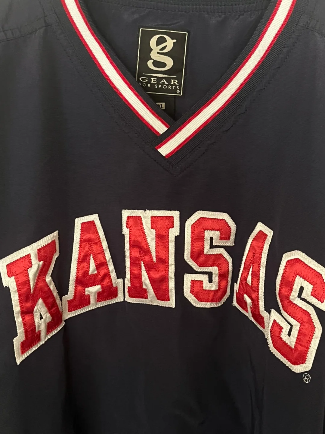 Vintage Kansas Jayhawks Pullover Jacket Men’s Size XL image indicator(5)