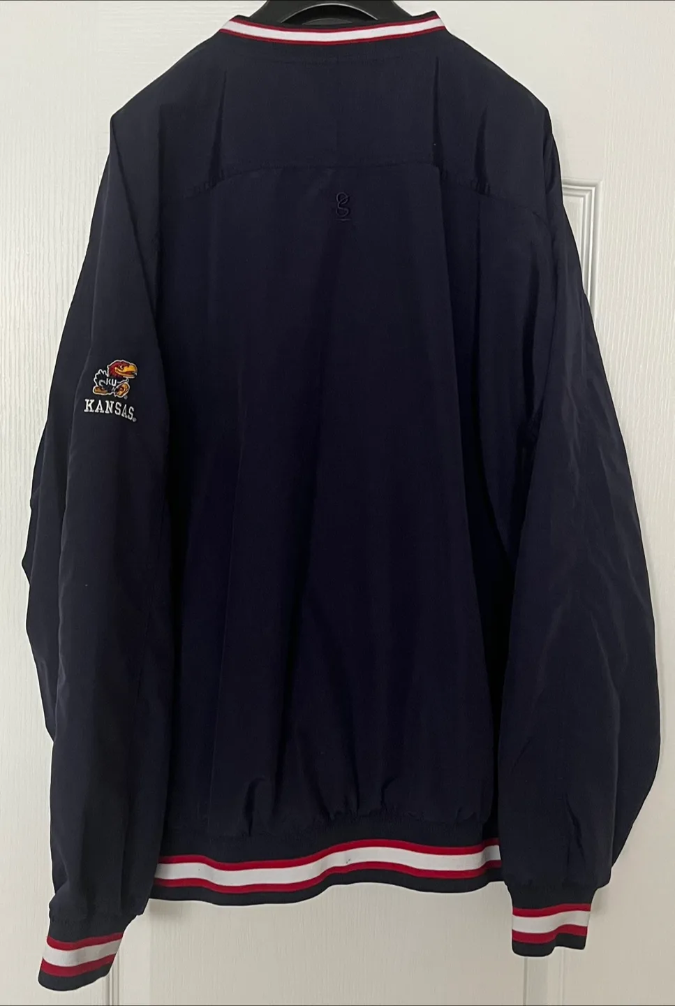 Vintage Kansas Jayhawks Pullover Jacket Men’s Size XL image indicator(7)
