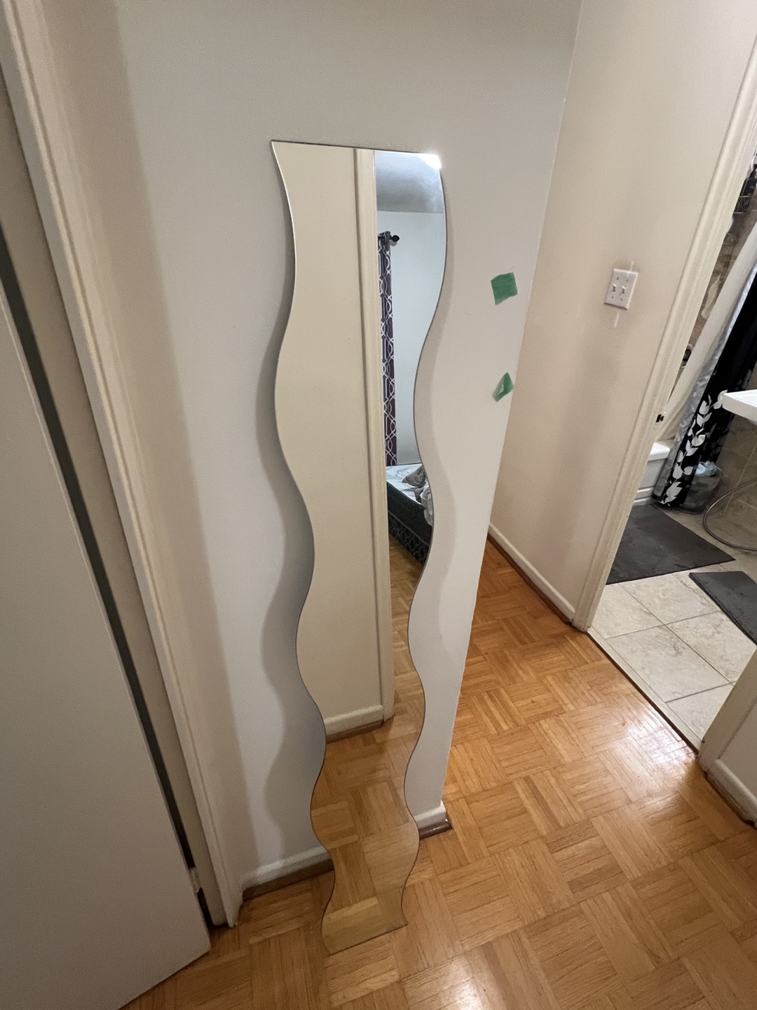 Wavy Full Length Mirror