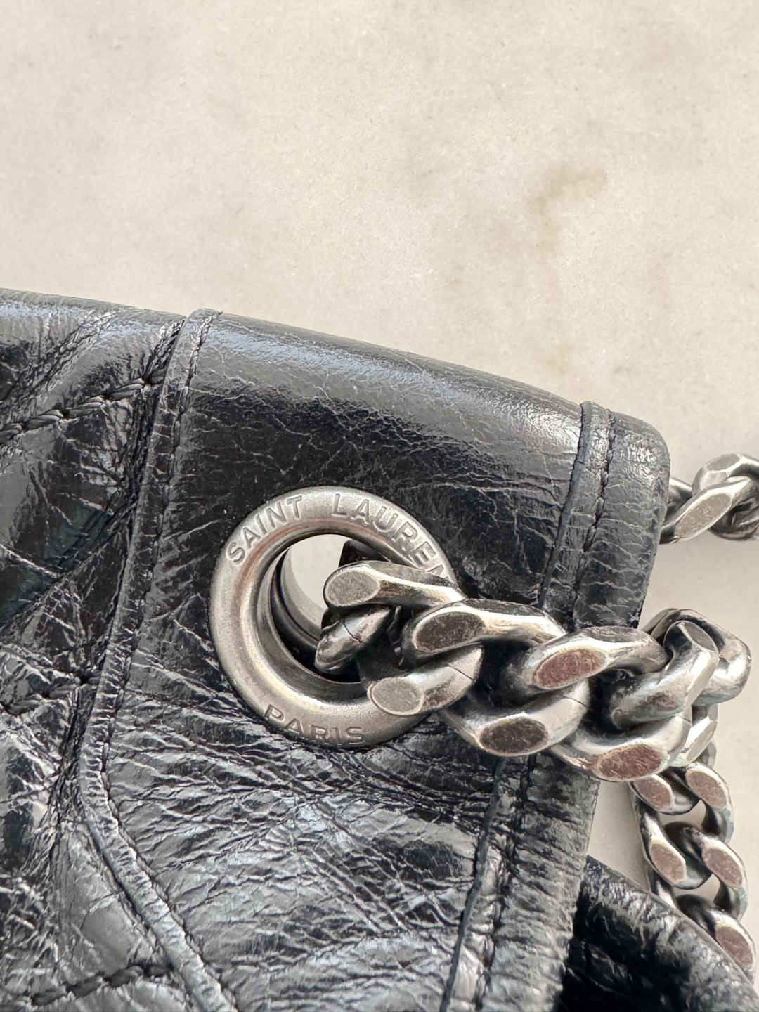 Saint Laurent Niki Chain Bag Leather Black - photo 4