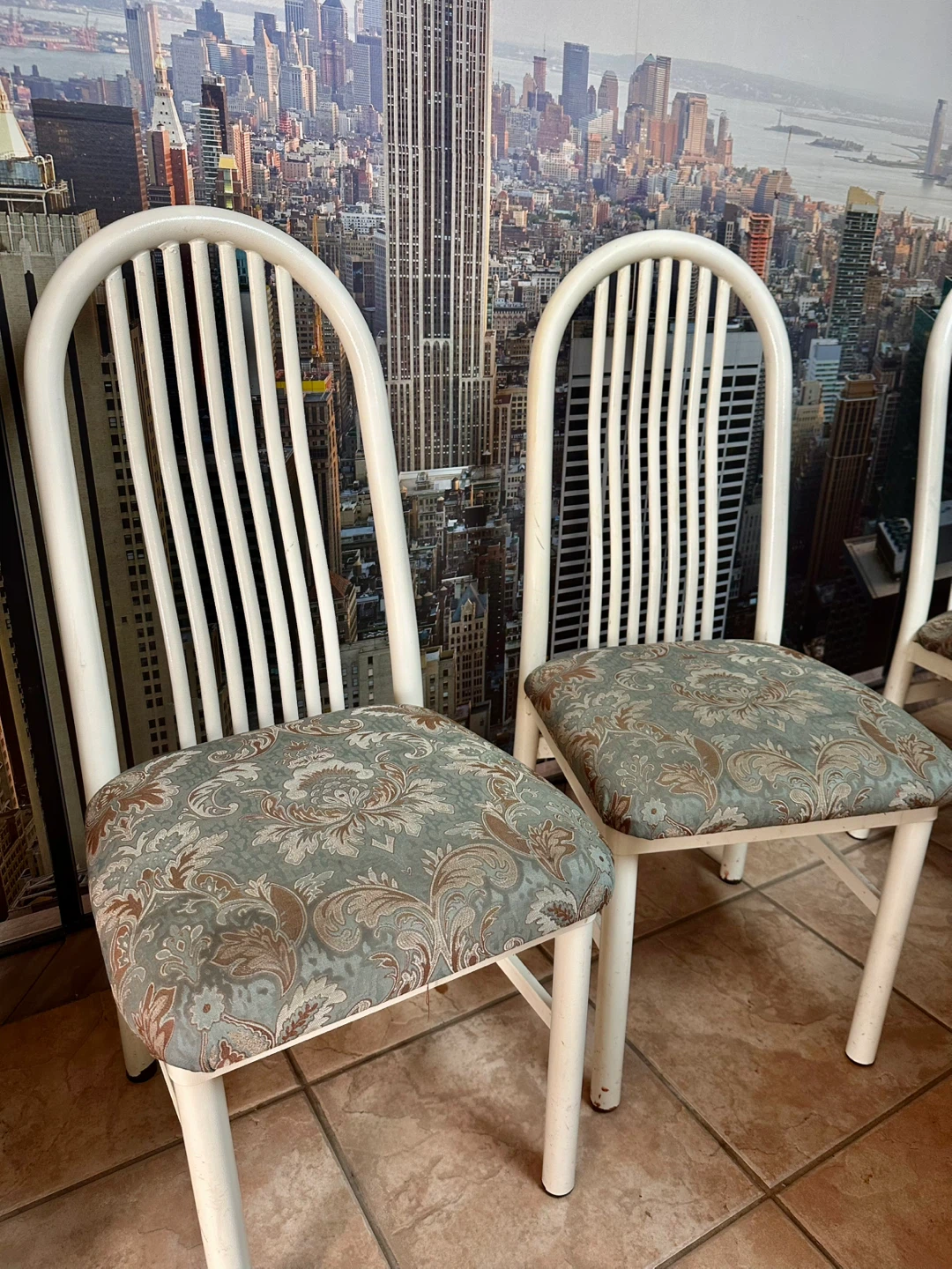 White Dining Chairs - Set of  6
