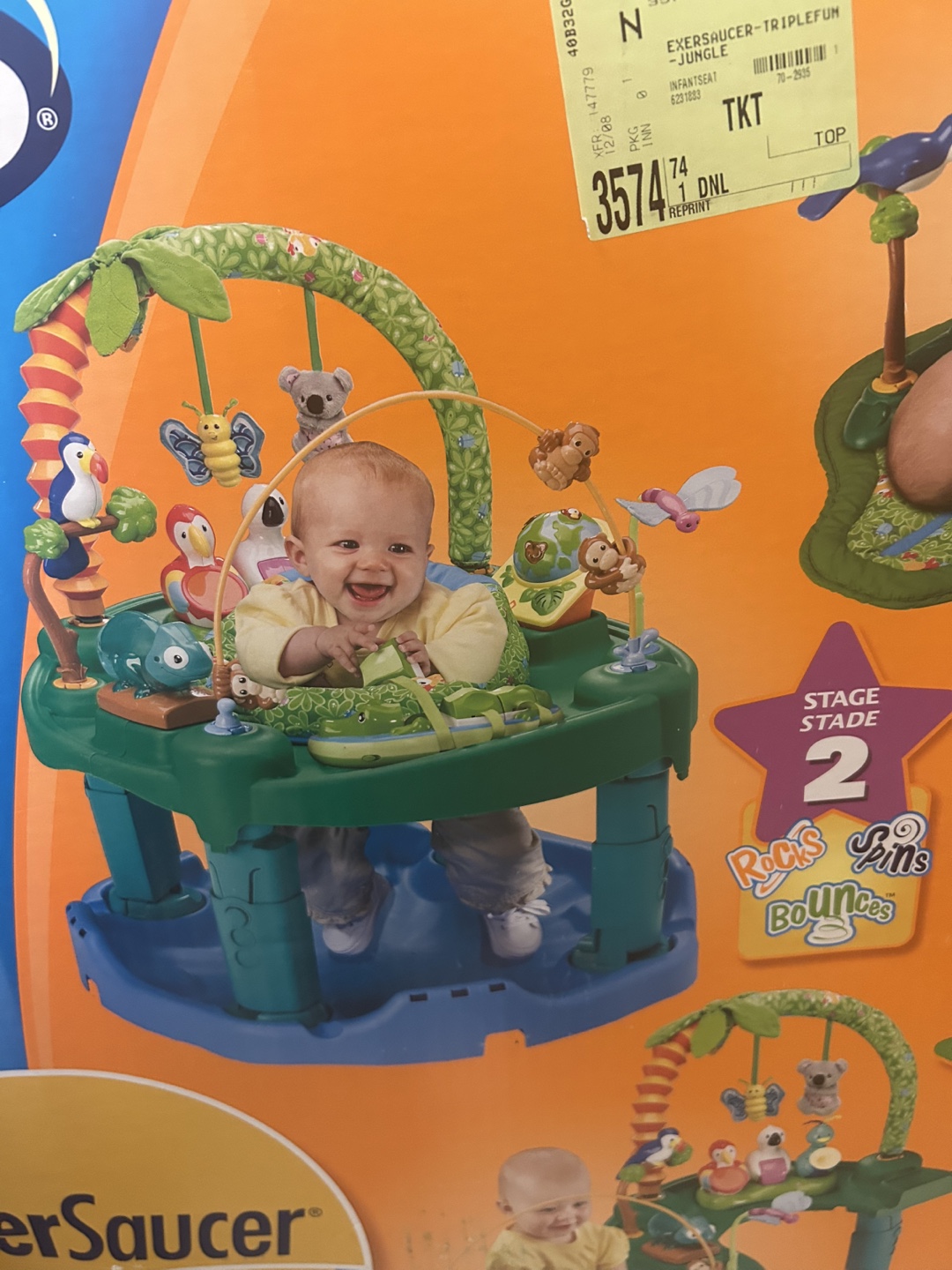 Evenflo ExerSaucer Triple Fun - Jungle
