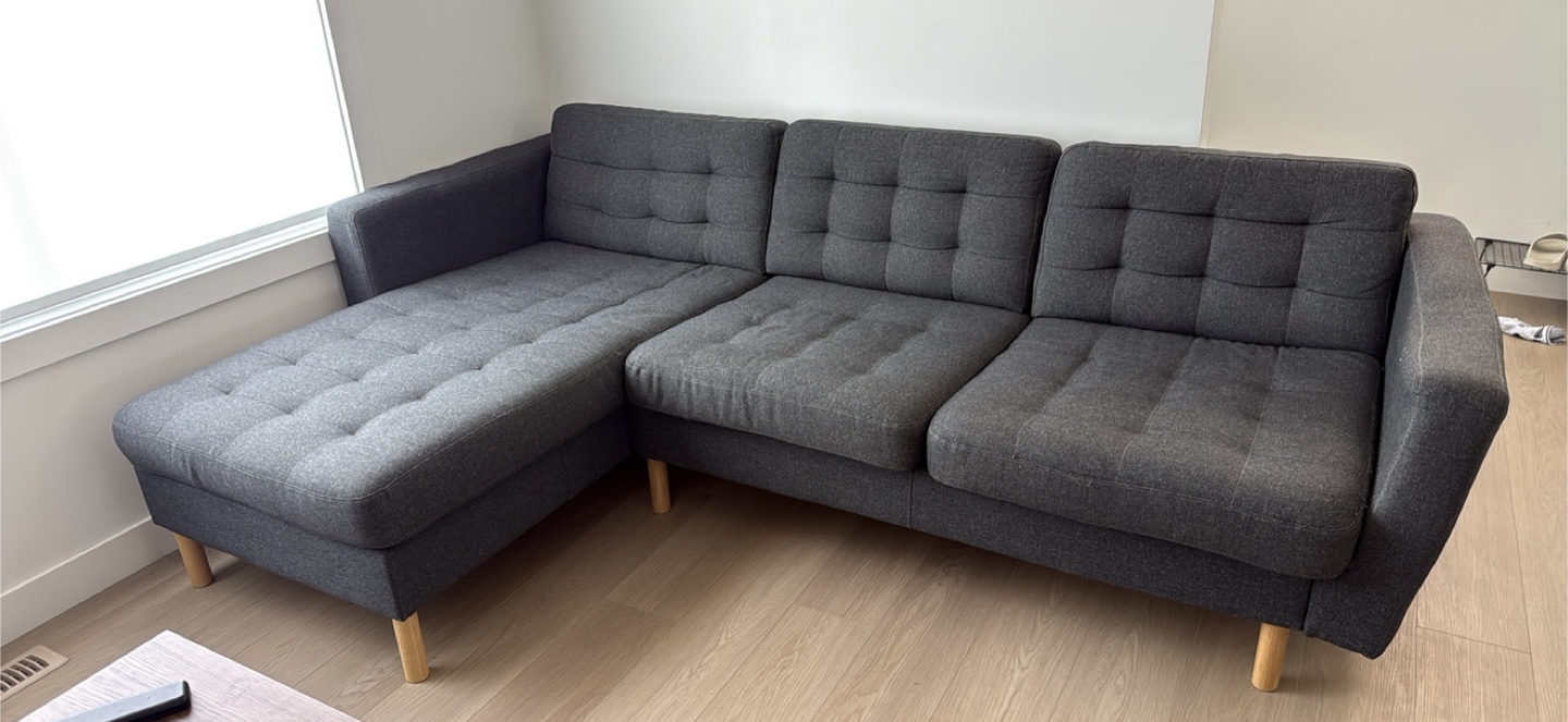 Ikea Morabo sofa with sectional - photo 4
