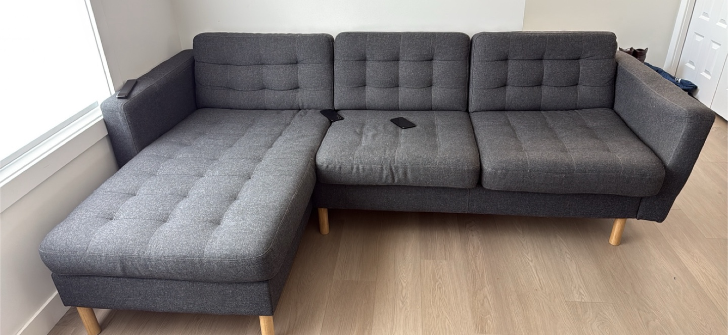 Ikea Morabo sofa with sectional - photo 3