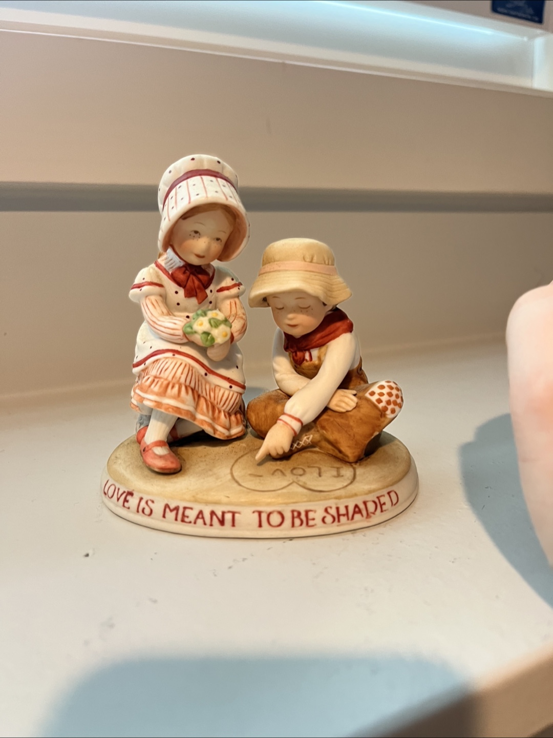 Vintage Holly Hobbie "Love Shared" Figurine - Limited Edition