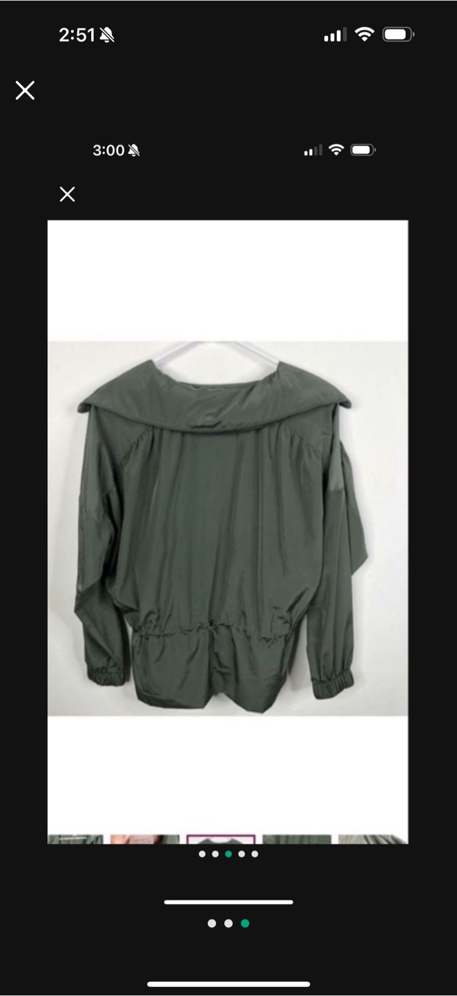 CALIA Olive Green LIGHT Jacket SMALL - photo 3
