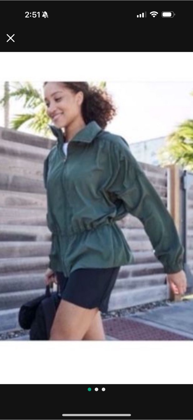 CALIA Olive Green LIGHT Jacket SMALL