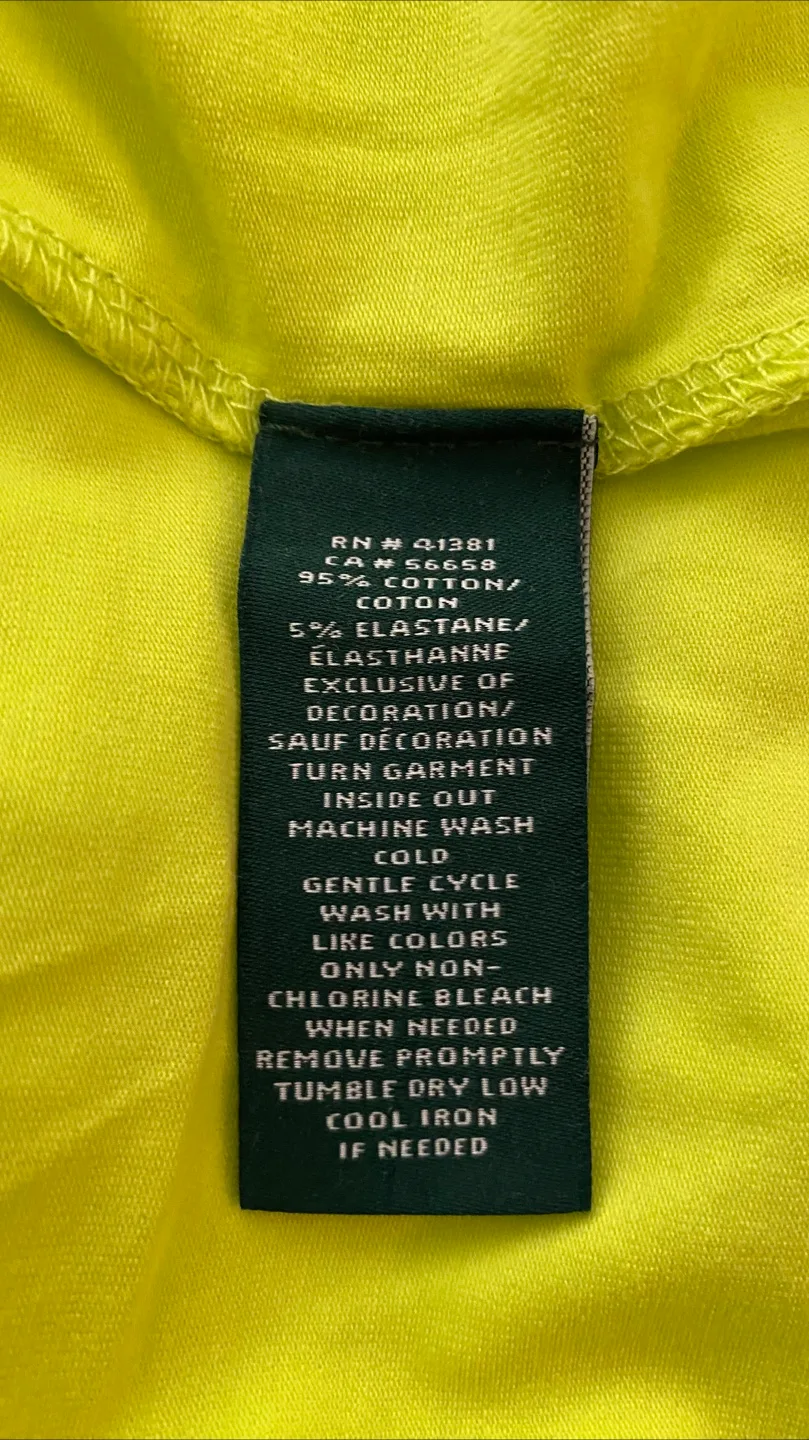 LRL Neon Green Long Sleeve Top image indicator(3)