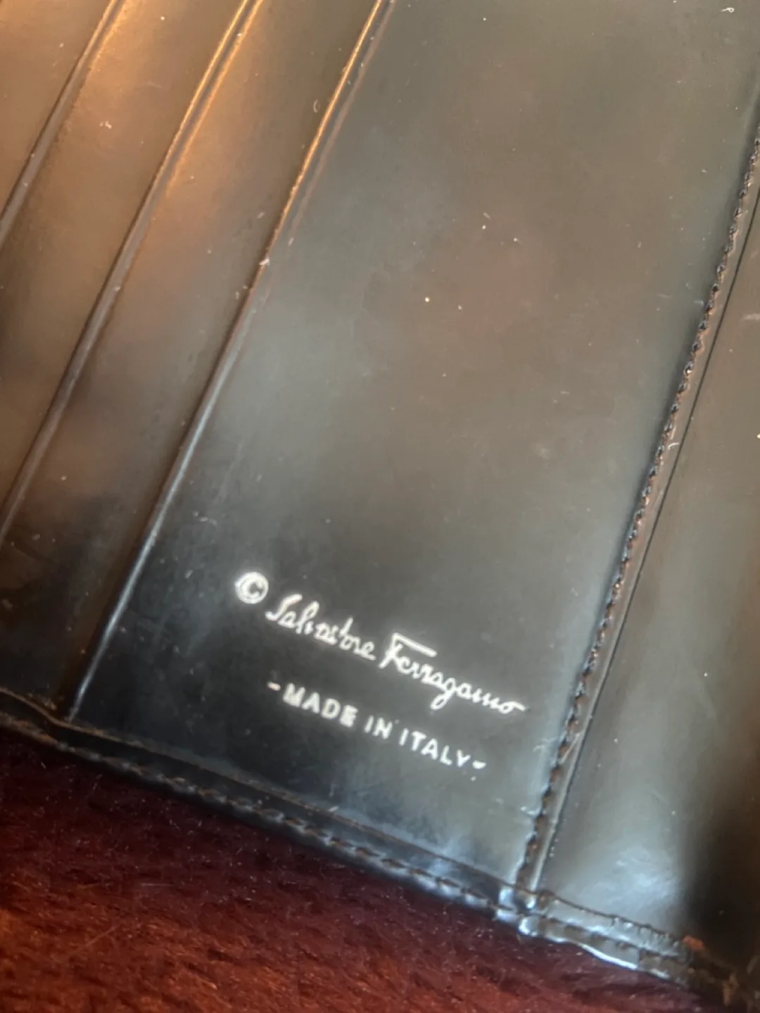 Ferragamo card wallet vintage image indicator(2)