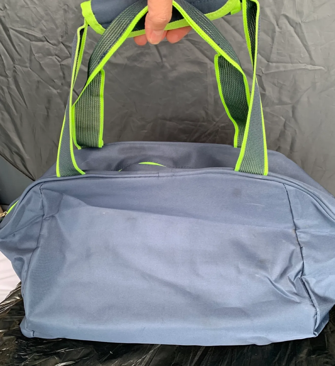 Skechers Duffle Bag - Grey & Neon Green image indicator(3)