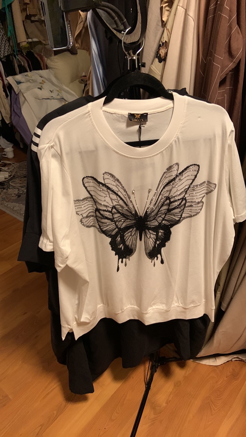 LAMAXX White Butterfly T-Shirt - photo 2