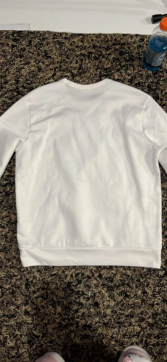 GAP White Crewneck Sweatshirt - Size M image indicator(5)