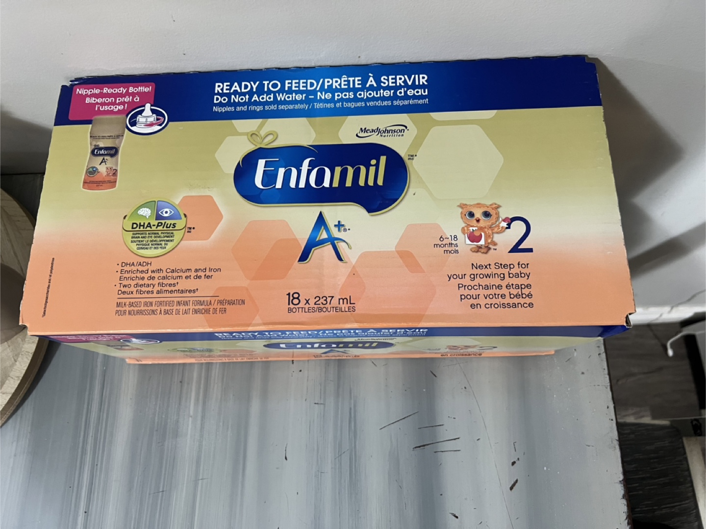Enfamil A+ Stage 2 - 18x237ml Bottles