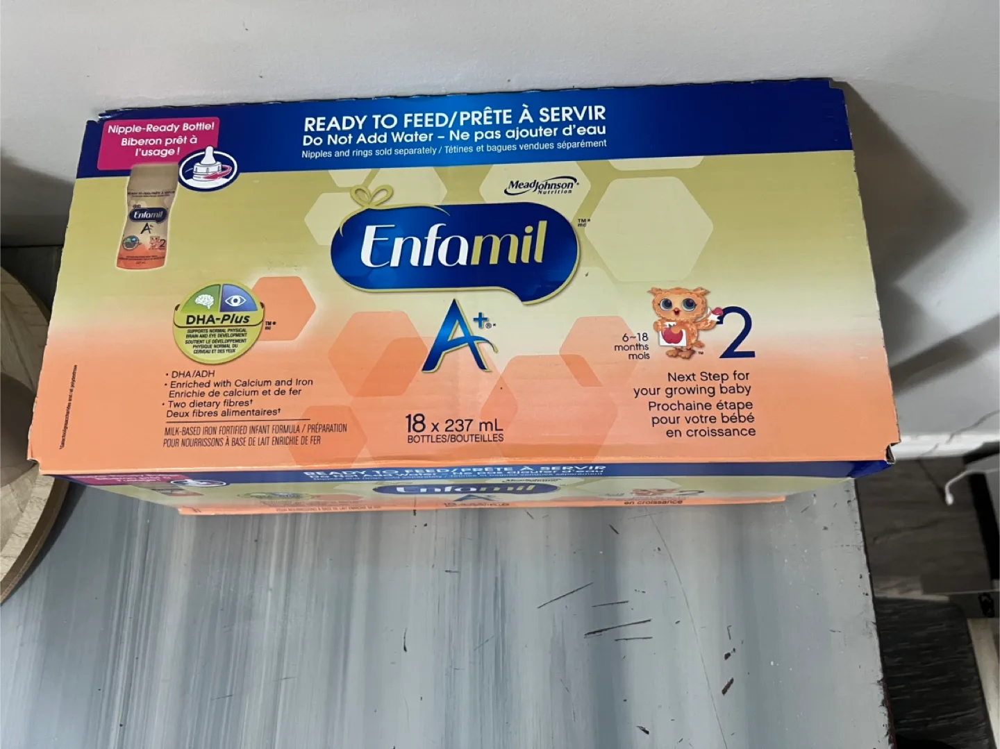 Enfamil A+ Stage 2 - 18x237ml Bottles