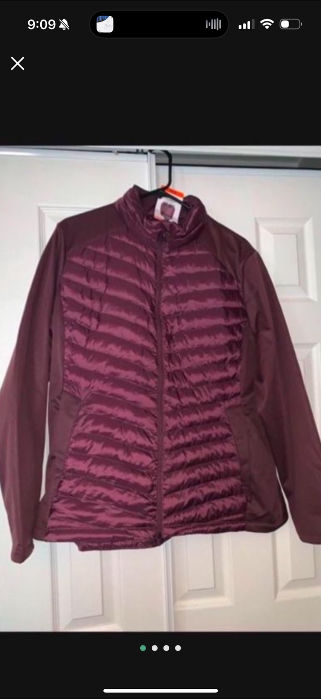 WOMENS 32 Degrees Heat XXL Maroon Jacket