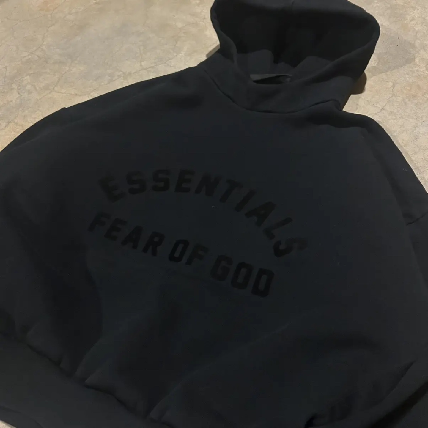 Essentials Fear of God Black Hoodie - photo 4