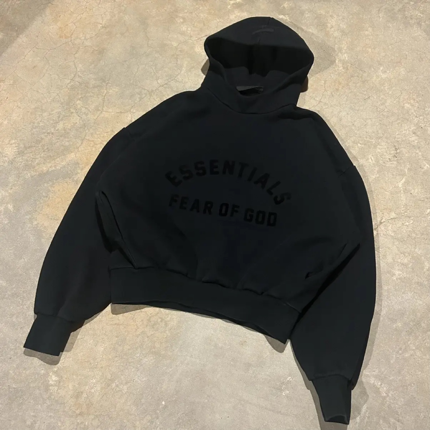 Essentials Fear of God Black Hoodie - photo 2