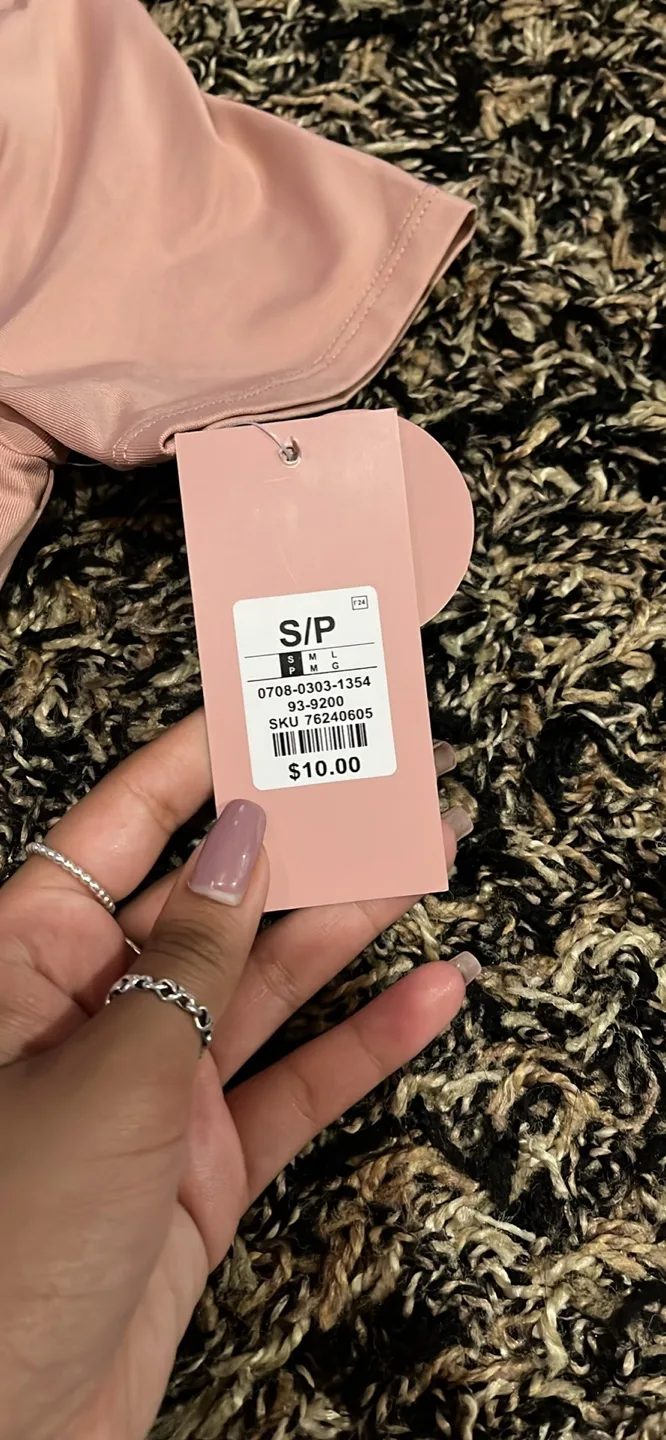 Brand New Blush Pink Top - Size Small image indicator(2)
