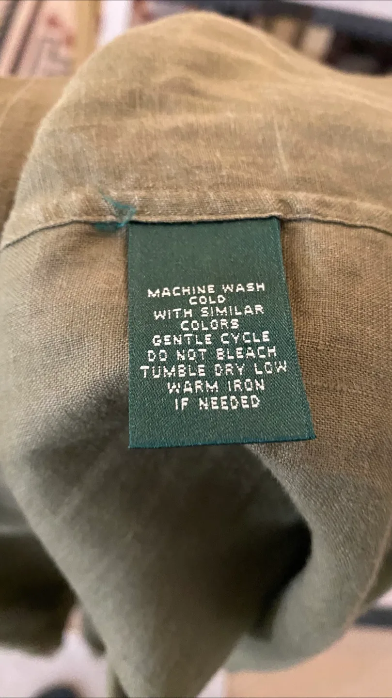 Lauren Ralph Lauren Linen Dress - Size L image indicator(3)