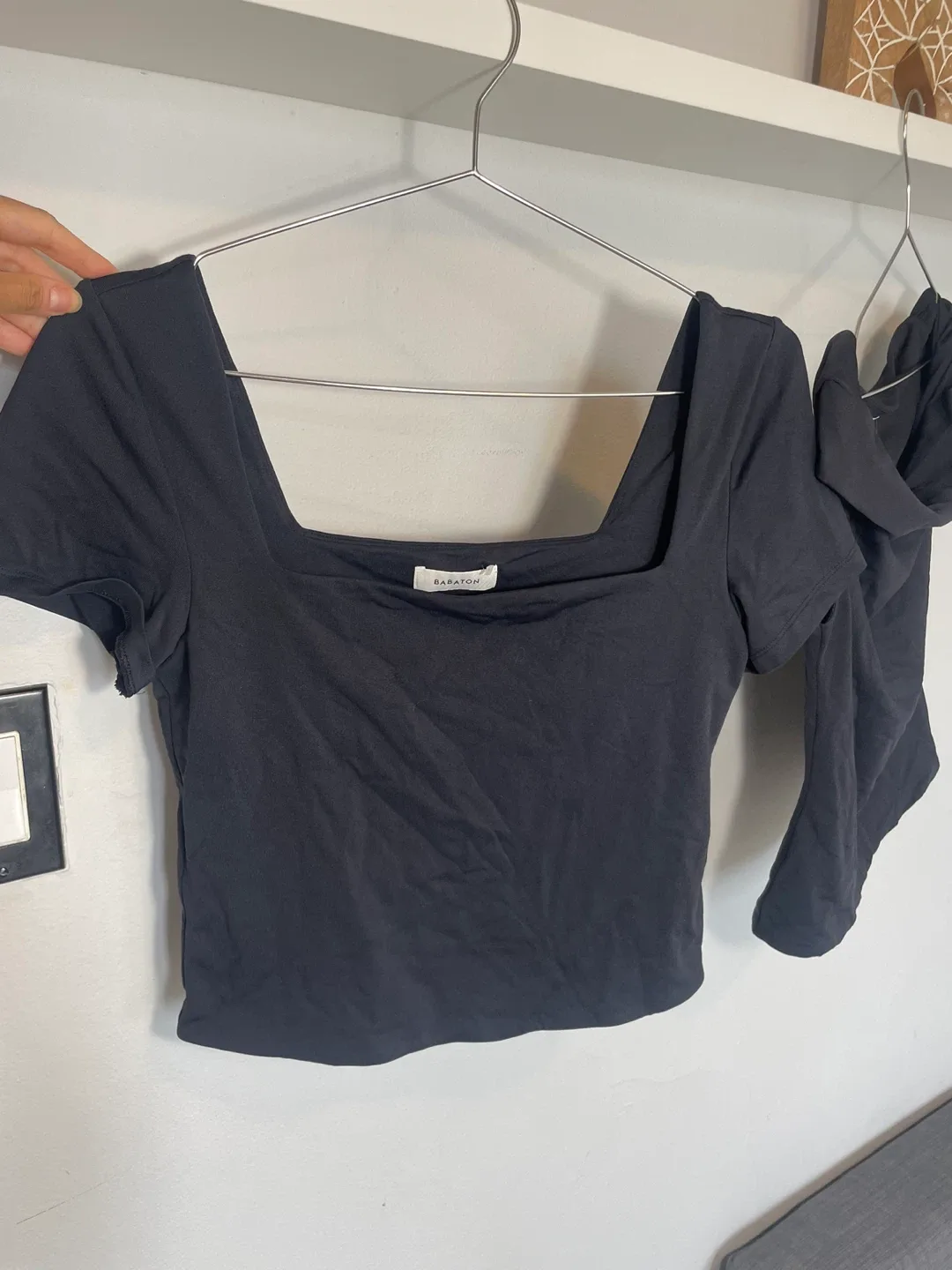 Aritzia Babaton Black Tops - Size L thumbnail