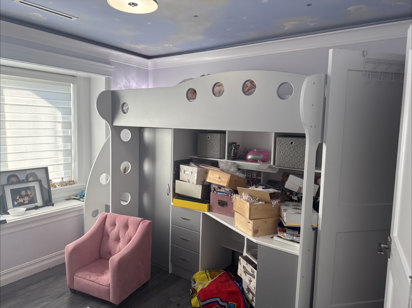 Loft Bed with Desk and Storage