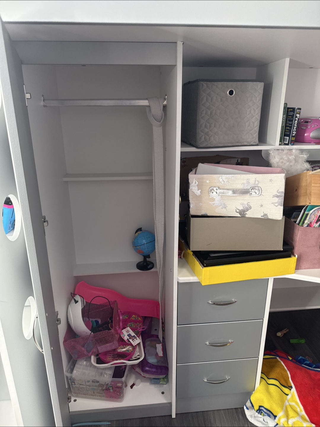 Loft Bed with Desk and Storage - photo 5
