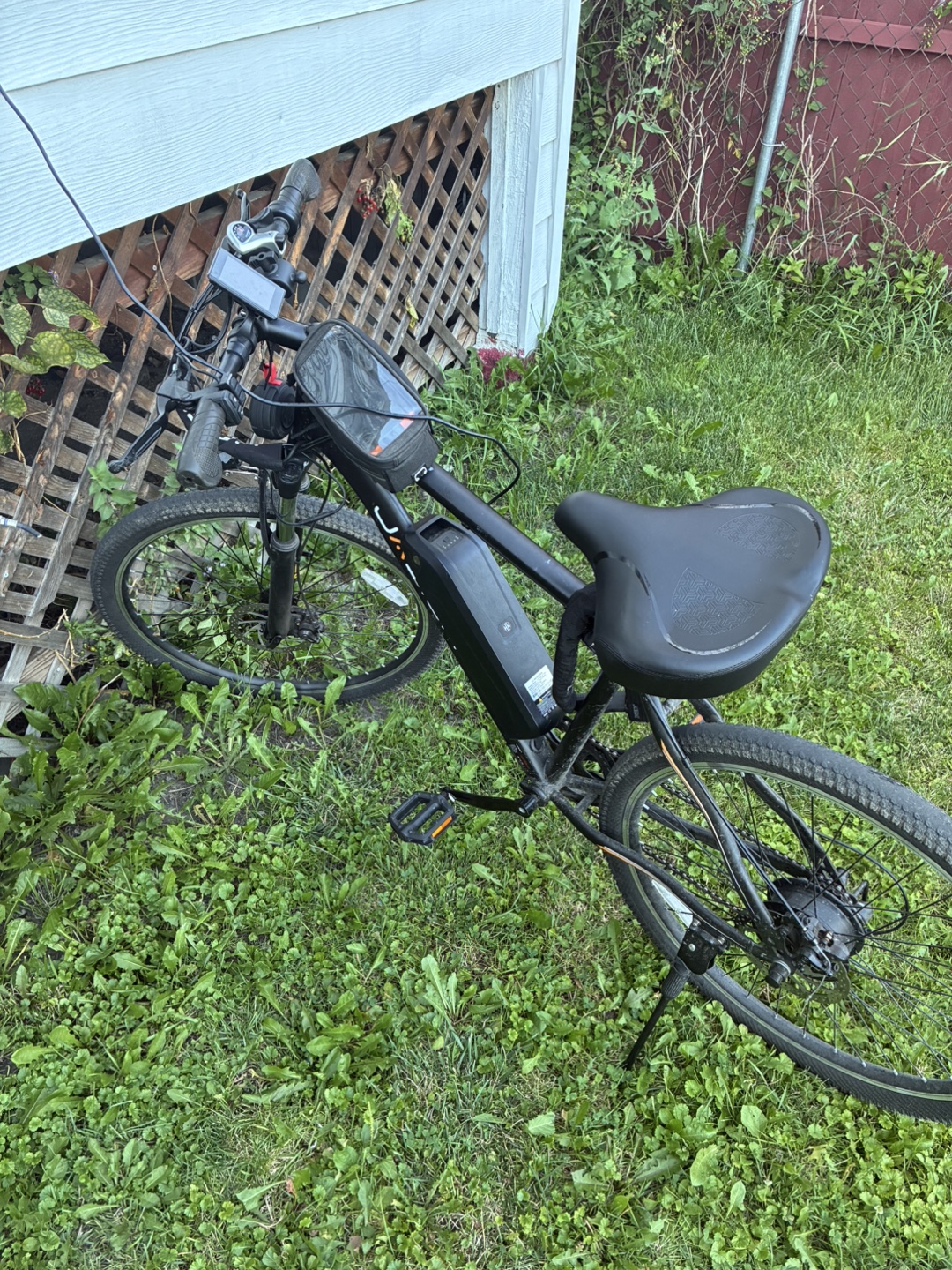 Black Electric Bicycle