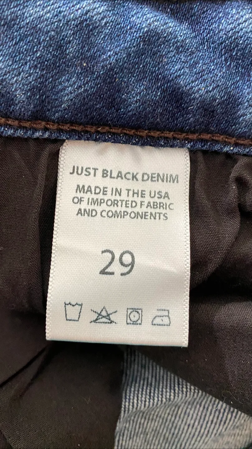 Just Black Denim Bermuda Shorts - Size 29 image indicator(3)
