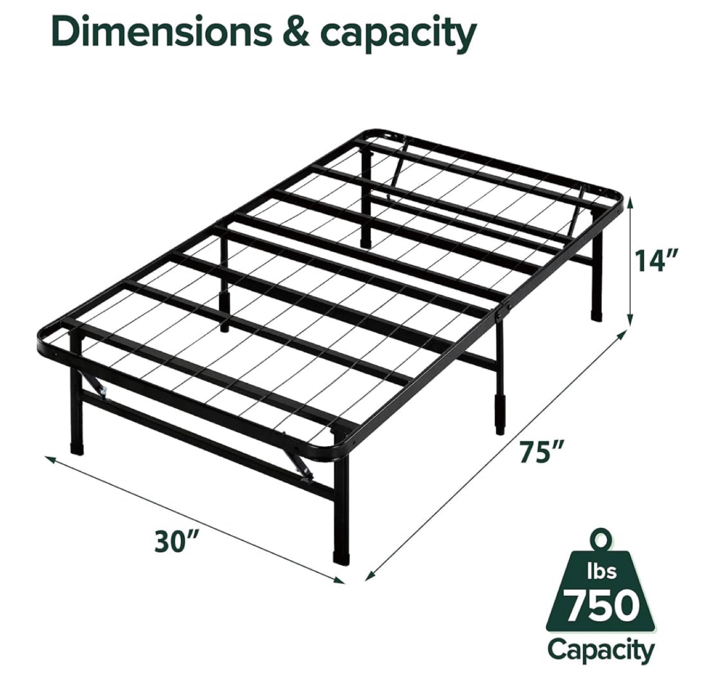 Zinus Bed frame - Narrow Twin - photo 3