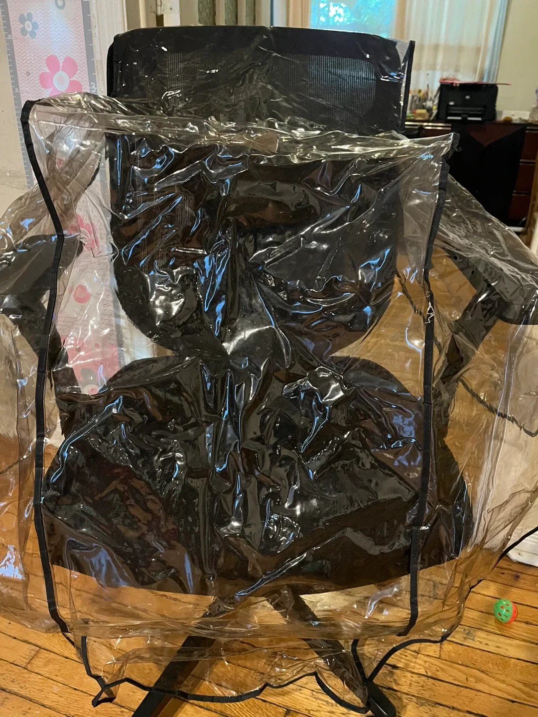 Stroller rain cover image indicator(2)