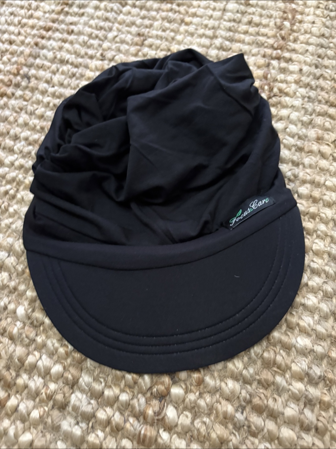 Focus Care Black Visor Hat